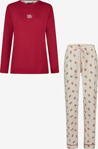 Pyjama 'Christmas' Happy Shorts en rouge : devant