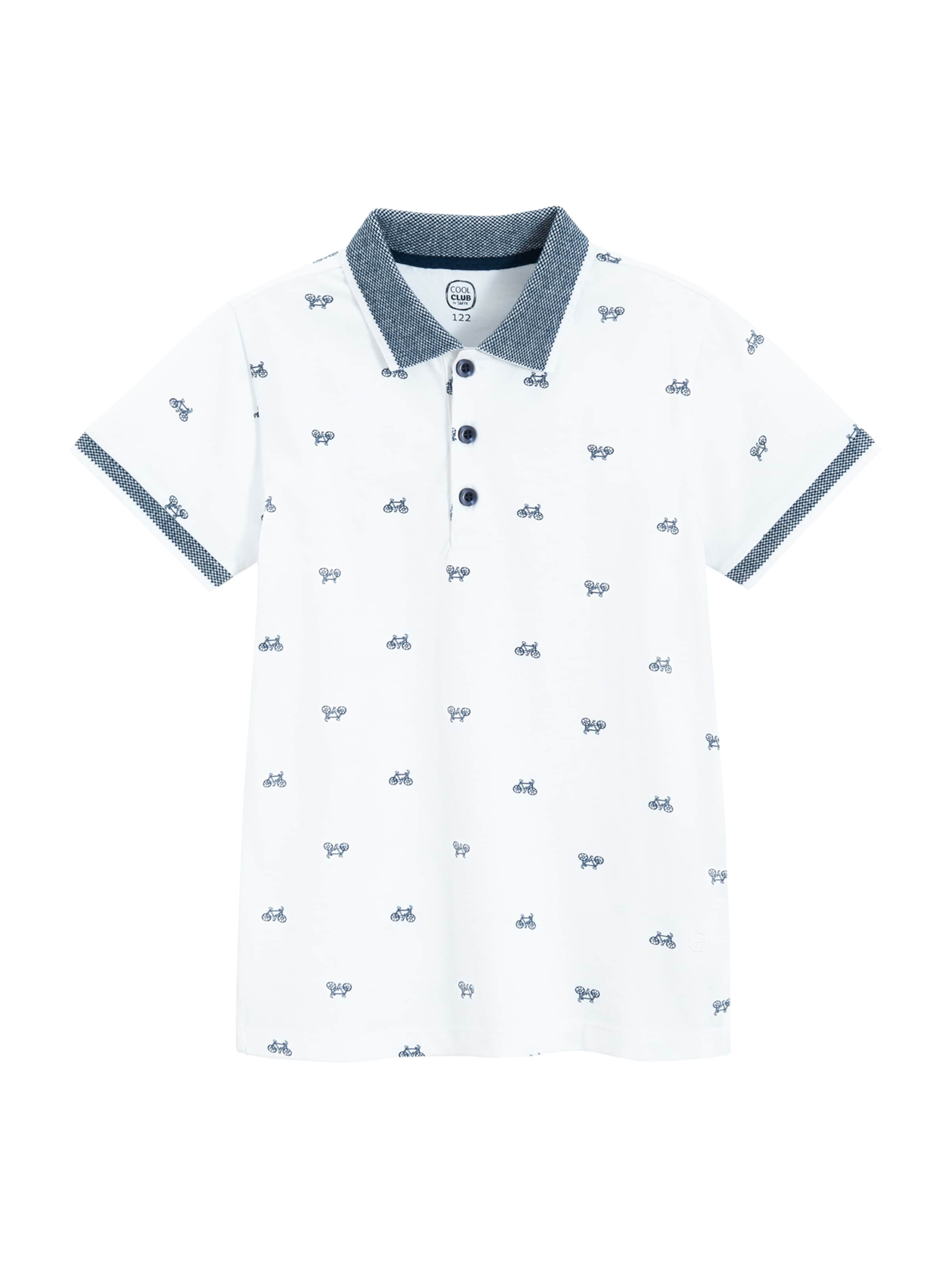 Cool Club Poloshirt in Weiß: Vorderseite