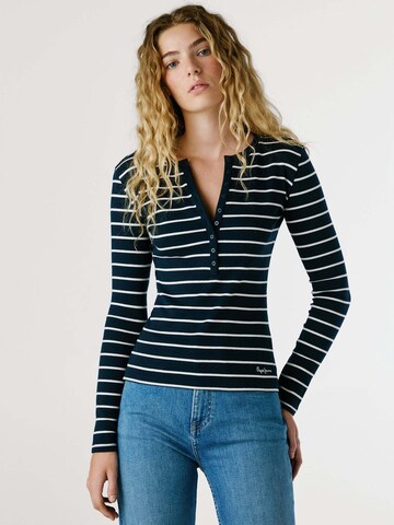 Pepe Jeans Shirt 'Brana' in Blauw: voorkant