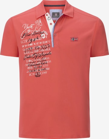 Jan Vanderstorm Poloshirt ' Jano ' in Pink: Vorderseite