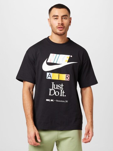 Nike Sportswear T-Shirt in Schwarz: Vorderseite