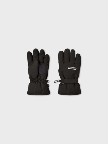 NAME IT Gloves 'Snow' in Black