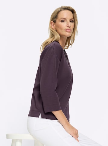 Sweat-shirt heine en violet
