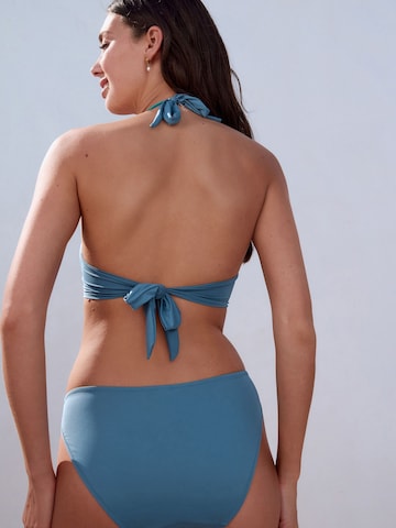 Next Triangel Bikinitop in Blauw