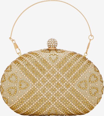 FELIPA Clutch in Gold: front