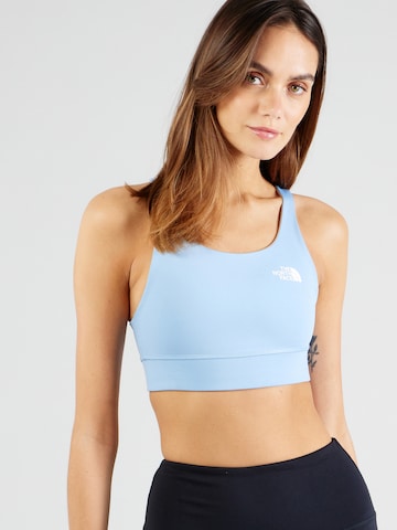 THE NORTH FACE Bralette Sports Bra in Beige: front