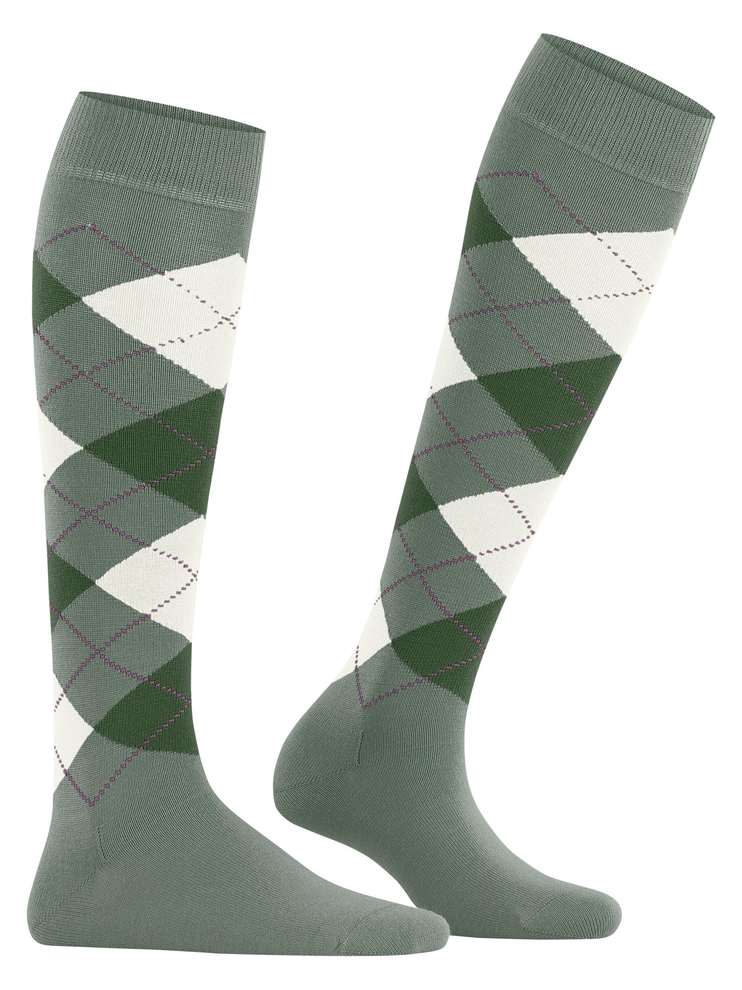 BURLINGTON Overknee Strümpfe 'Marylebone'‌‌‌‌ in Grün