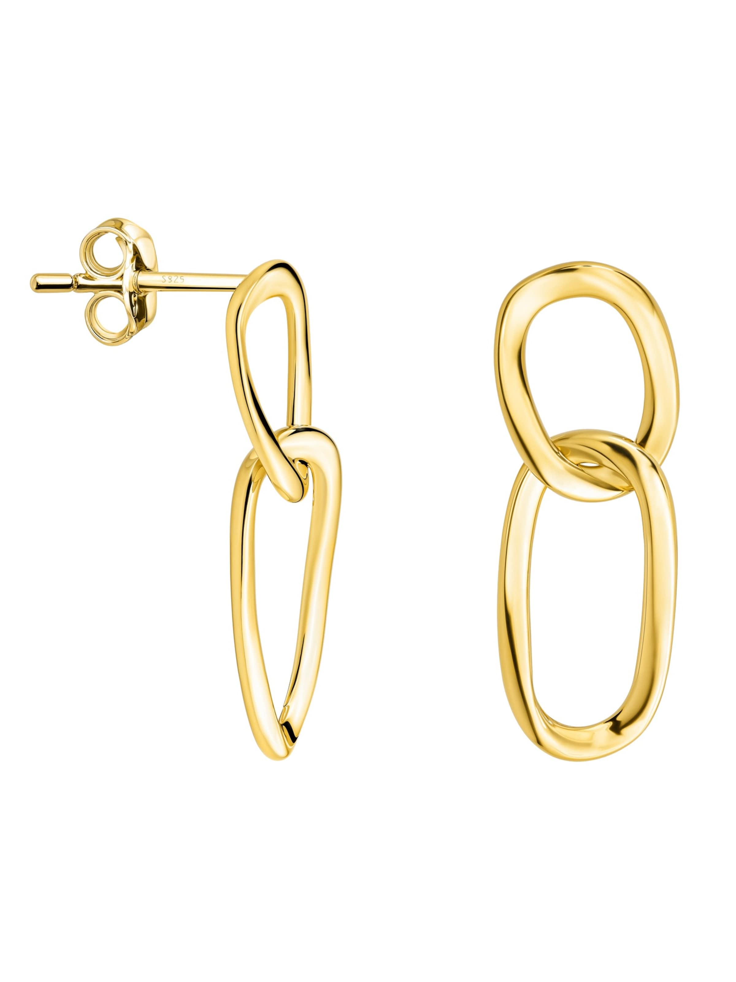 Sofia Milani Earrings 'Geo' in Gold: front