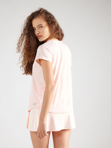 new balance Функциональная футболка 'Core Heather' в Ярко-розовый