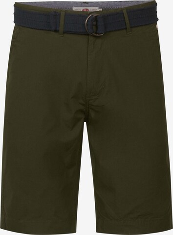 Petrol Industries Chino Pants in Green: front