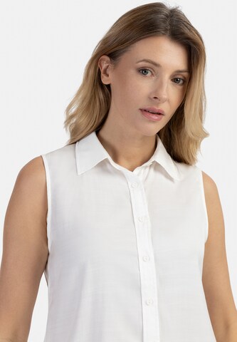 Camicia da donna di usha WHITE LABEL in bianco