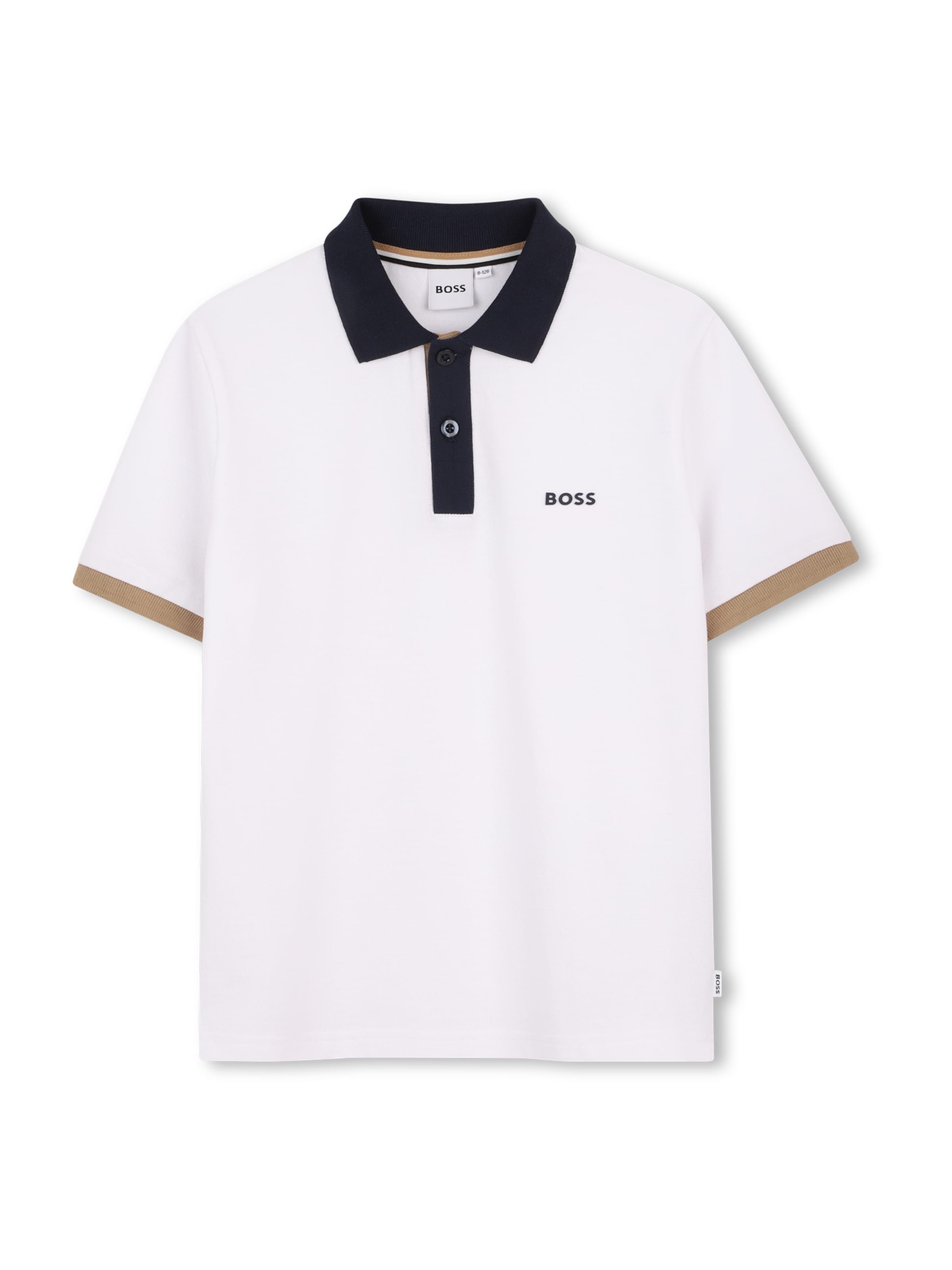 BOSS Shirt in Wit: voorkant