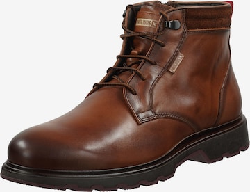 PIKOLINOS Lace-Up Boots in Brown: front