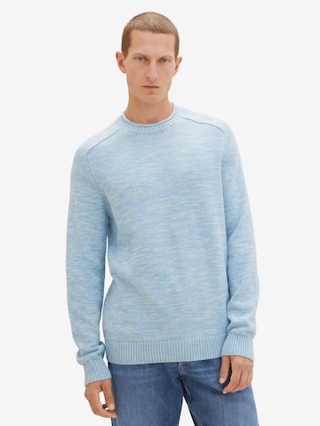 TOM TAILOR Sweater in Blue: front