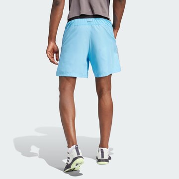 ADIDAS PERFORMANCEregular Sportske hlače 'GYM+' - plava boja