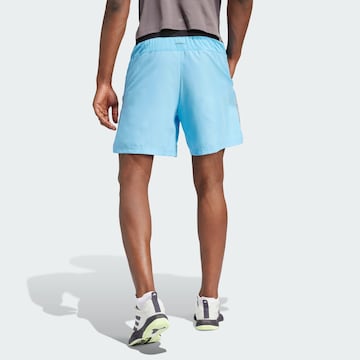 Regular Pantaloni sport 'GYM+' de la ADIDAS PERFORMANCE pe albastru