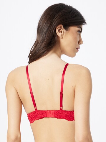 Hunkemöller Push-up Bra 'Rose' in Red