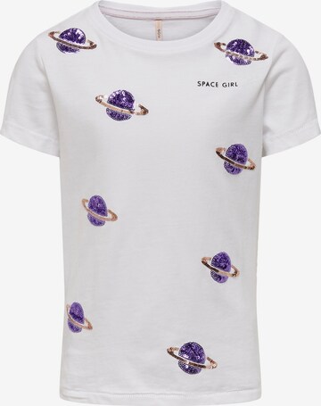 T-Shirt 'Kita' KIDS ONLY en blanc : devant