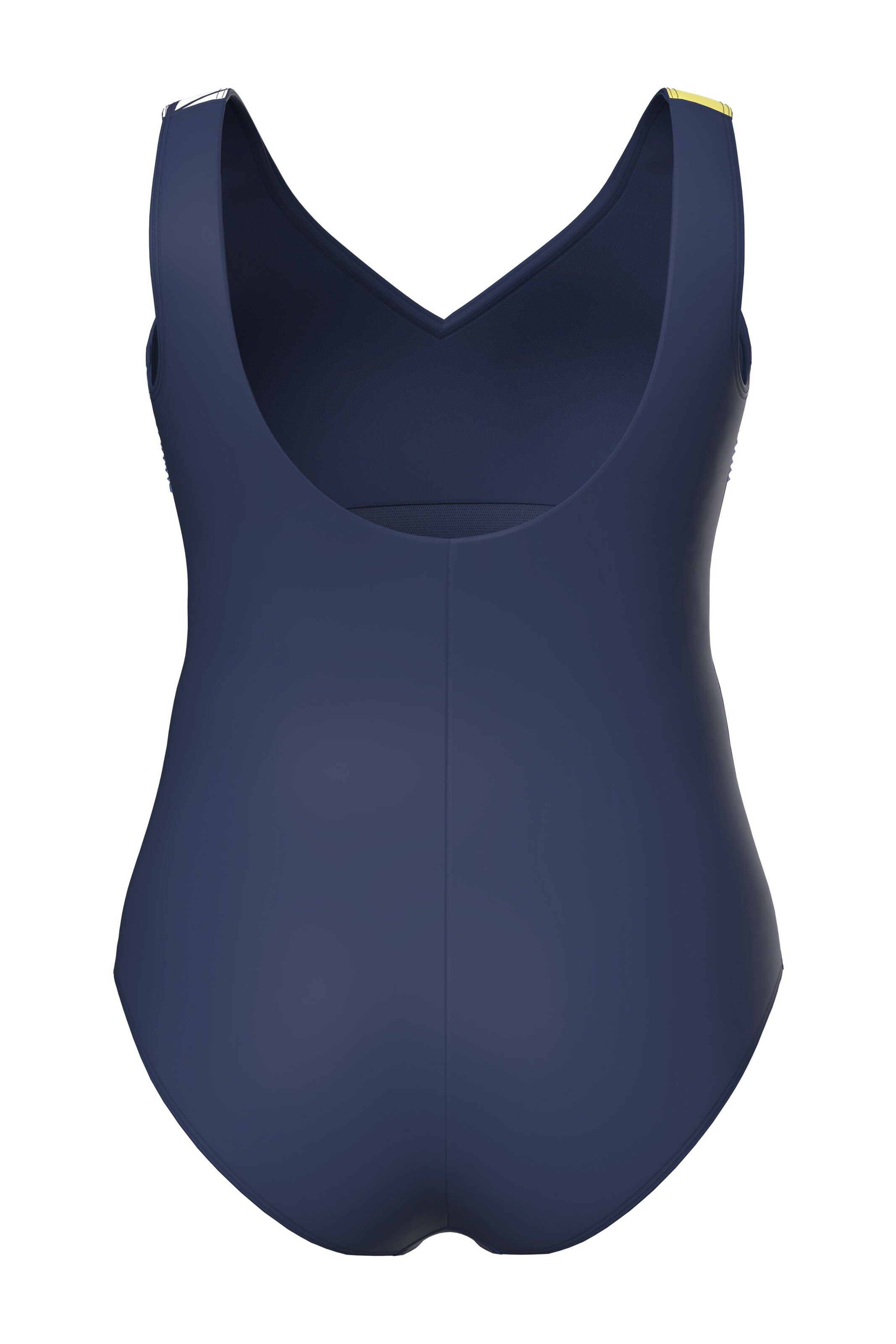 Ulla Popken T-shirt Badpak in Blauw