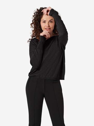 eve in paradise Pullover 'Gerda' (GOTS) in Schwarz: predná strana