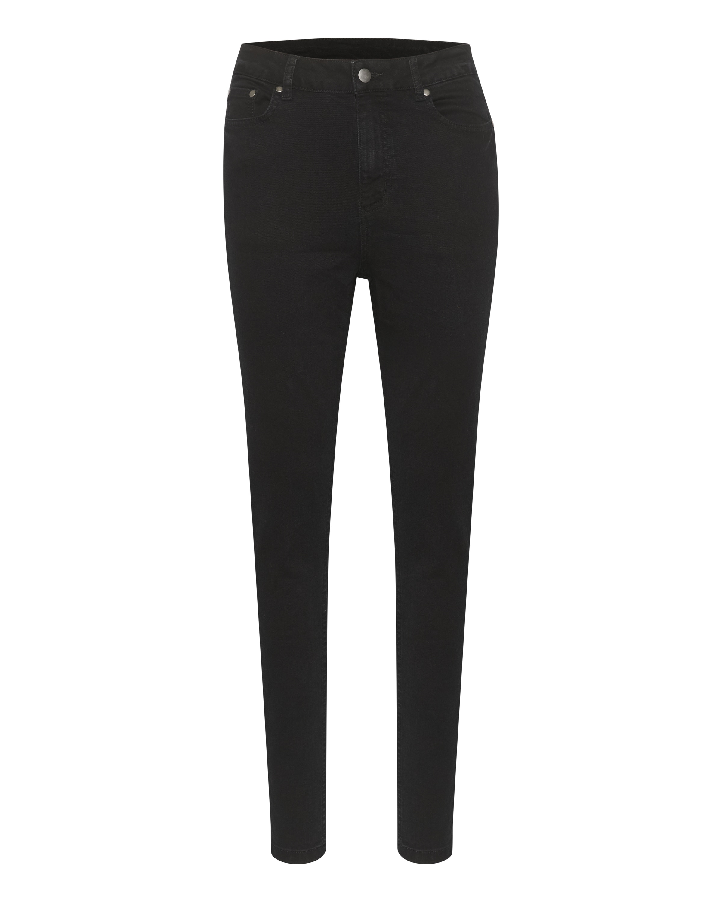 Kaffe Skinny Jeans in Black: front