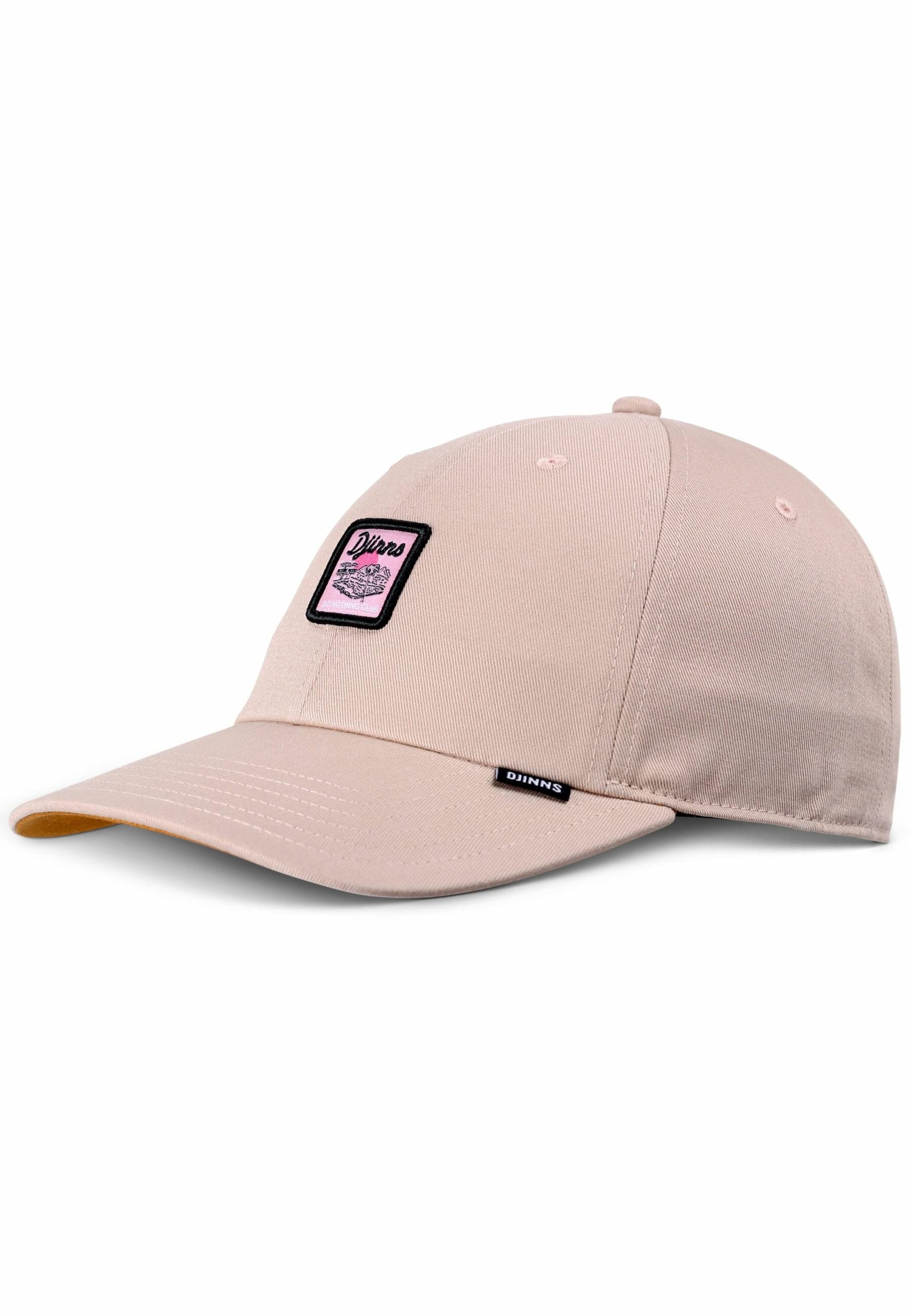 DJINNS Cap 'DNC Pool' in Beige: front