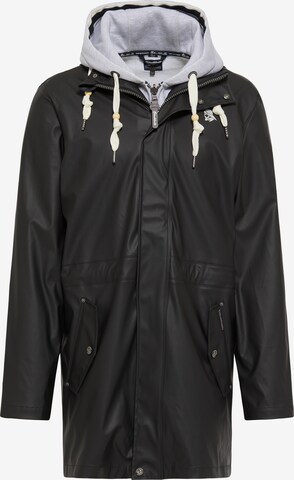 Schmuddelwedda Between-Seasons Parka in Black: front