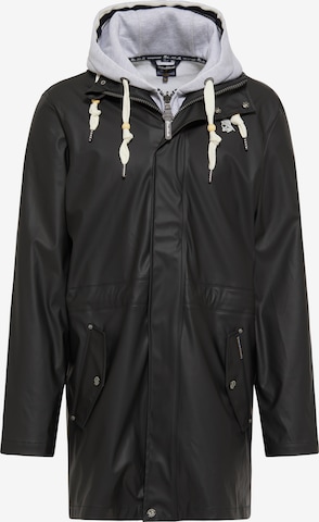 Schmuddelwedda Between-Seasons Parka in Black: front