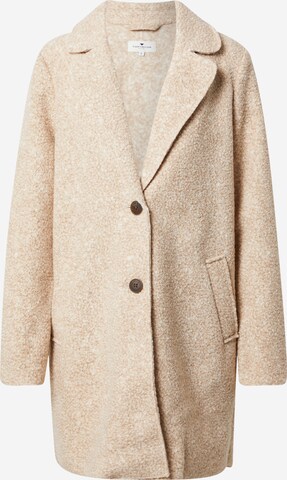 TOM TAILOR Tussenmantel in Beige: voorkant