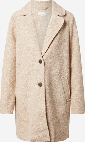 Manteau mi-saison TOM TAILOR en beige : devant