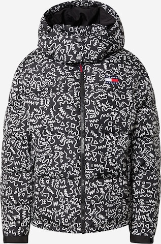 Tommy Jeans Vinterjakke 'Alaska' i sort: forside