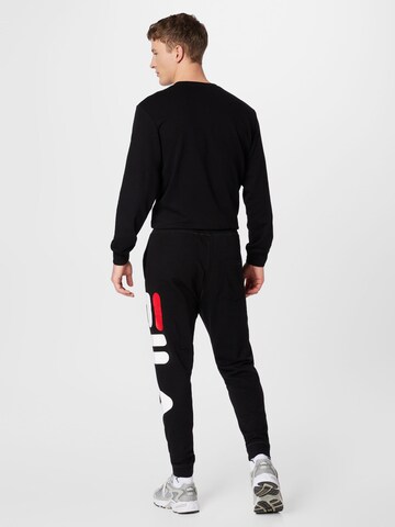 FILA Tapered Sportbroek 'Bronte' in Zwart