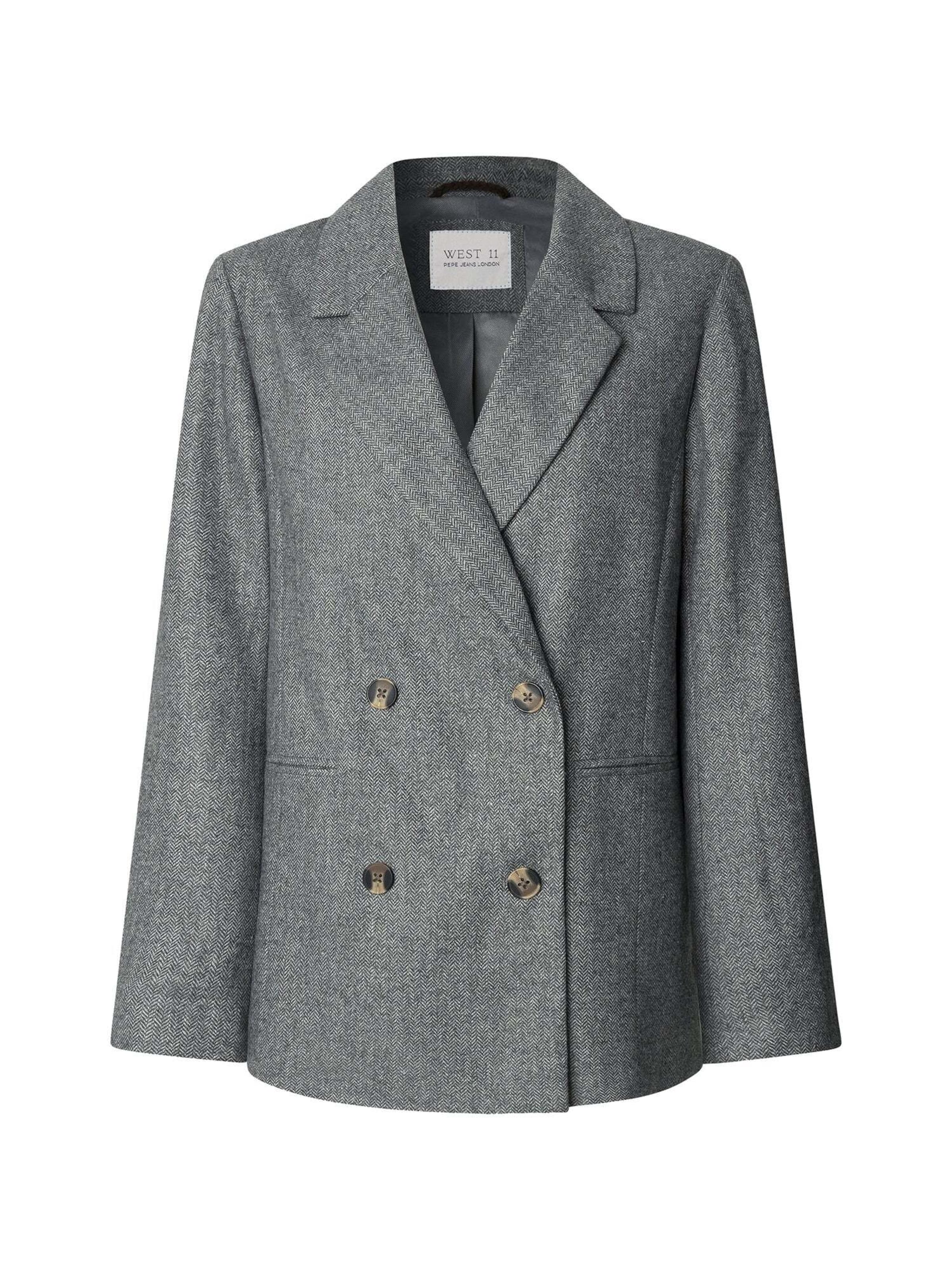 Pepe Jeans Blazers 'Sia' in Grijs: voorkant