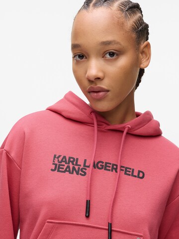 KARL LAGERFELD JEANS Collegepaita värissä vaaleanpunainen