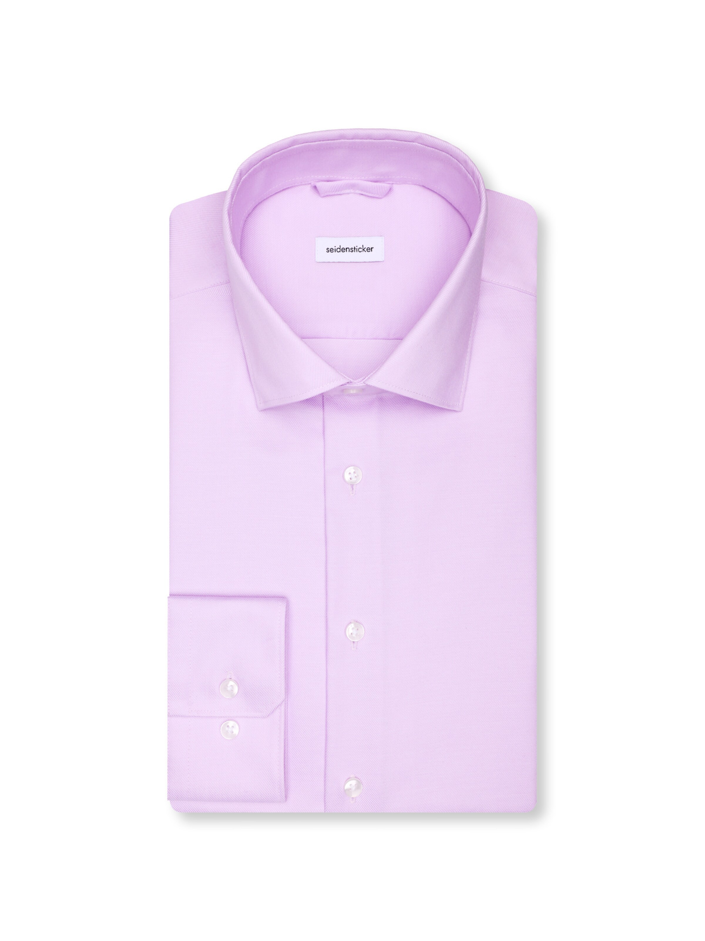SEIDENSTICKER Slim fit Business Shirt 'Schwarze Rose' in Purple