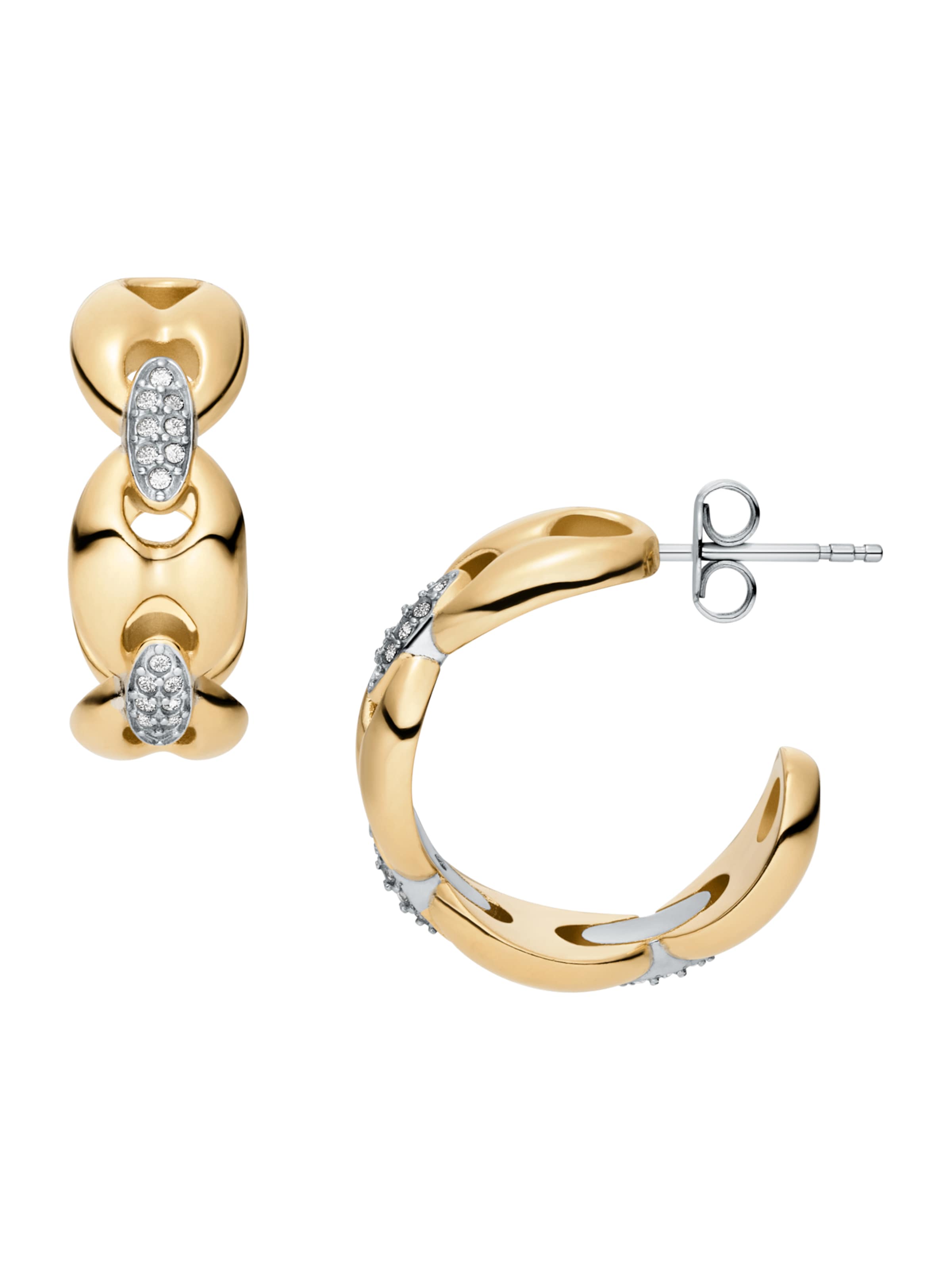 Boucles d'oreilles 'HERITAGE' FOSSIL en or