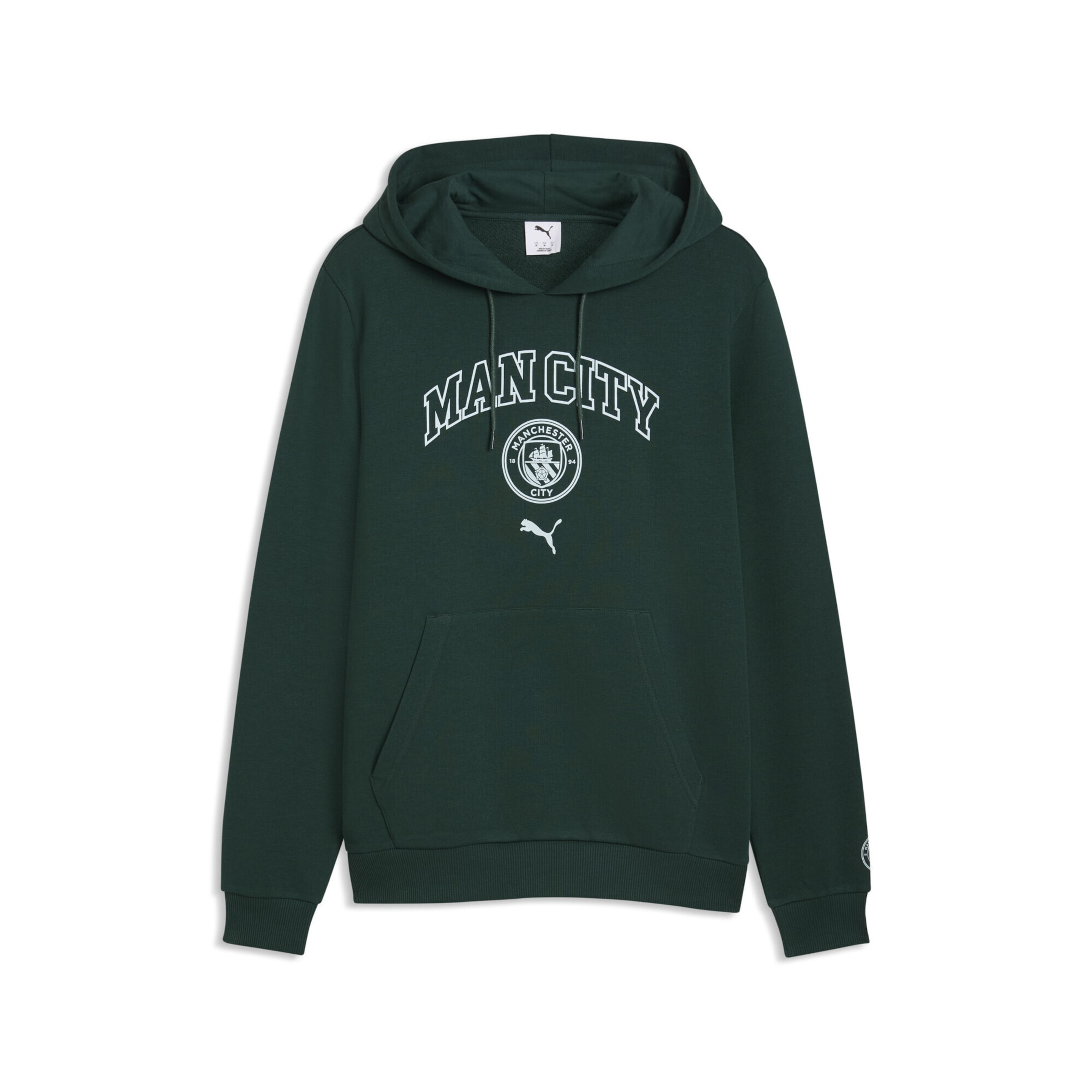 PUMA Sportsweatshirt 'Manchester City' in Grün: Vorderseite