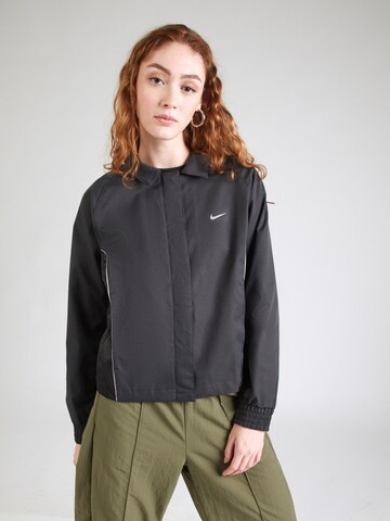 Veste mi-saison Nike Sportswear en noir : devant