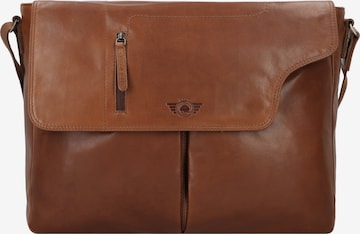 Borsa messenger di GREENBURRY in marrone: frontale