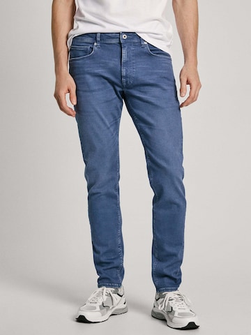 Effilé Jean Pepe Jeans en bleu : devant