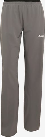 Pantalon outdoor 'Liteflex' ADIDAS TERREX en gris : devant