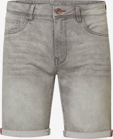 Coupe slim Jean Petrol Industries en gris : devant