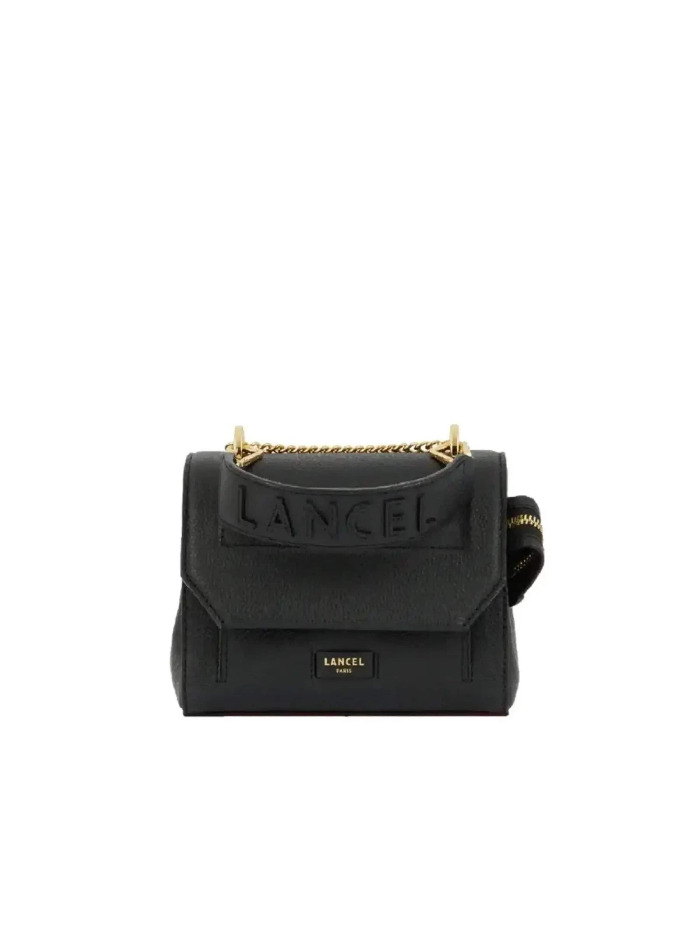 Sac bandoulière 'Sac Rabat S Lancel Ninon Noir/doré' Lancel en noir : devant