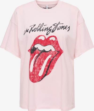 ONLY Paita 'ONLROLLING STONES' värissä pastellinvioletti / tulenpunainen / musta / valkoinen, Tuotenäkymä