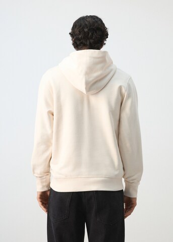 MANGO MAN Sweatshirt 'Bone' in Beige