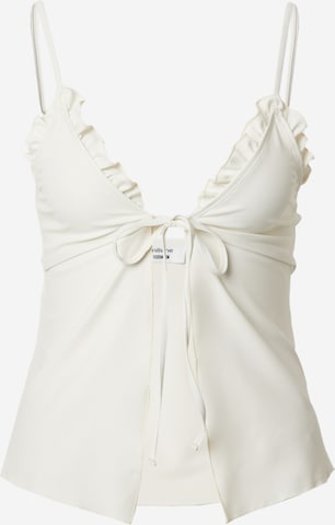 Bustier Haut de tankini 'Shirin' millane en blanc : devant