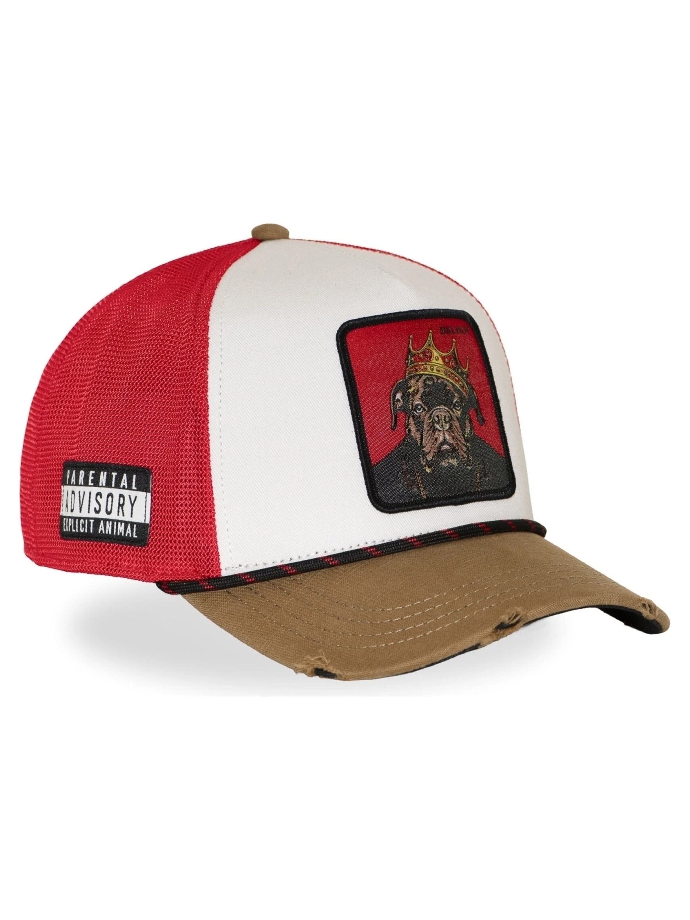 Capslab Czapka z daszkiem 'Gorra' w kolorze czerwony