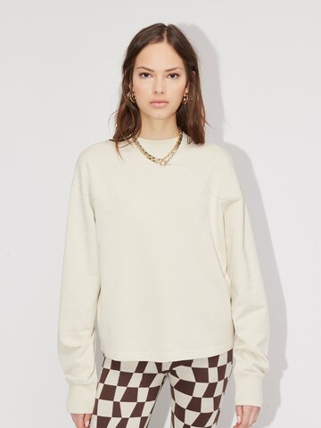 LeGer by Lena Gercke - Sweatshirt 'Antonie' em bege: frente