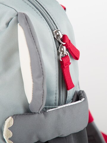 SIGIKID Backpack 'Kindergarten Rucksack fröhliches Tiergesicht, 5,2 Liter' in Grey