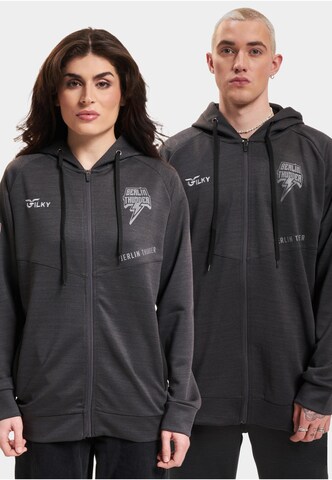 DEF Sweatjacke 'DefShop x European League of Football Berlin Thunder' in Schwarz: Vorderseite